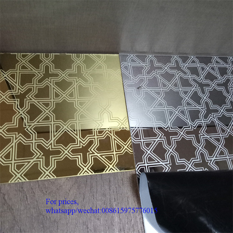 Top Selling SS304 316 201 Sheet Decorative Stainless Steel Plate for Wall Cladding