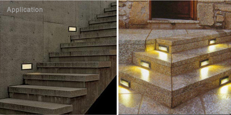 IP65 3W/5W Waterproof Step Lamp Exterior LED Wall Step Lighting LED Wall Lamp LED Wall Light