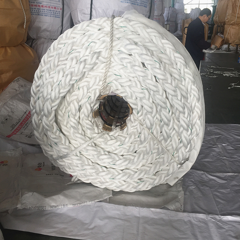 8 Strand PE Polyester Mixed Mooring Rope and Hawser for Ship