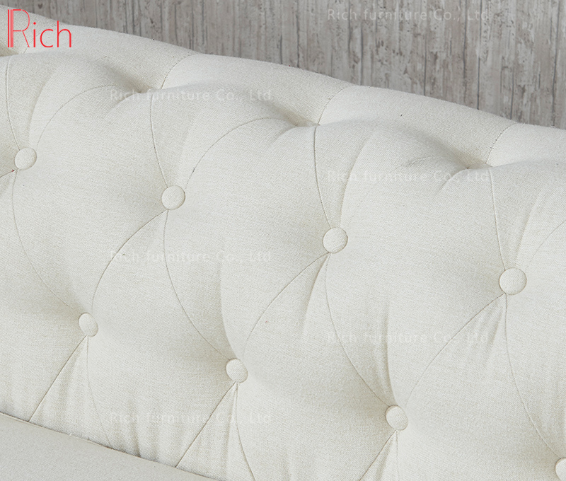 Best Selling Living Room Furniture Fabric Chesterfield Leather Sofa
