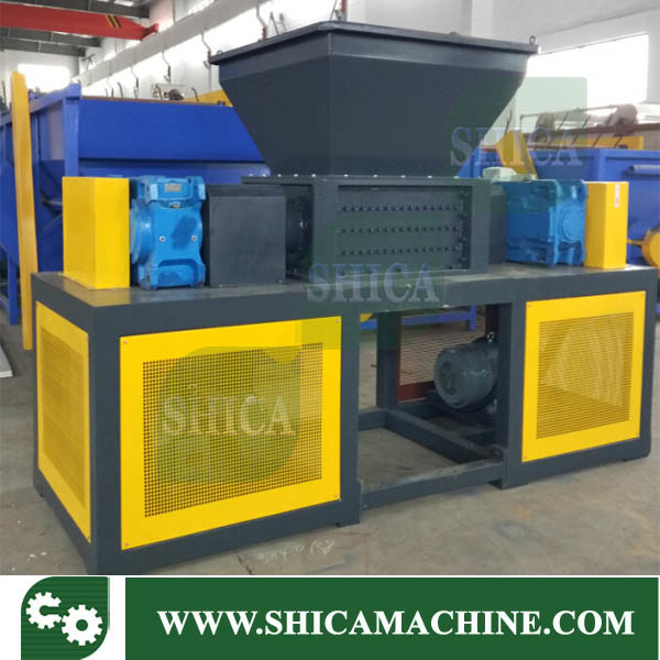 Recycle Rubber/ Plastic Drum/Plastic Film/ Bag/ Containertwo Shaft Powerful Granulator