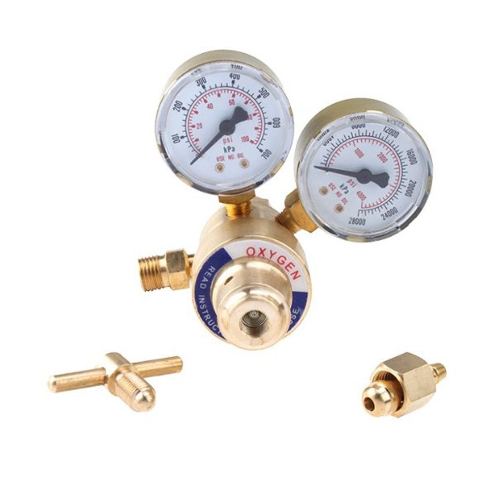 Medium Duty Single Stage Oxygen Regulator, 150 Psi Delivery Range, Cga 540 Inlet Connection