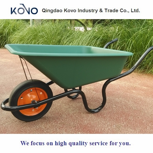 Concrete Wheel Barrow with 65L Plastic Tray