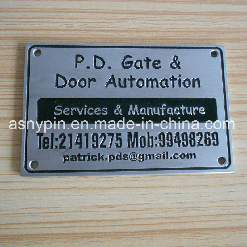 OEM 3D Screw Backing Wooden Door Metal Plate