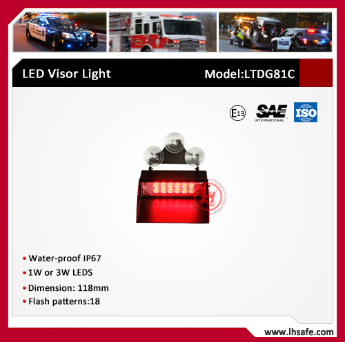 LED Warning Visor Light (LTDG81C)