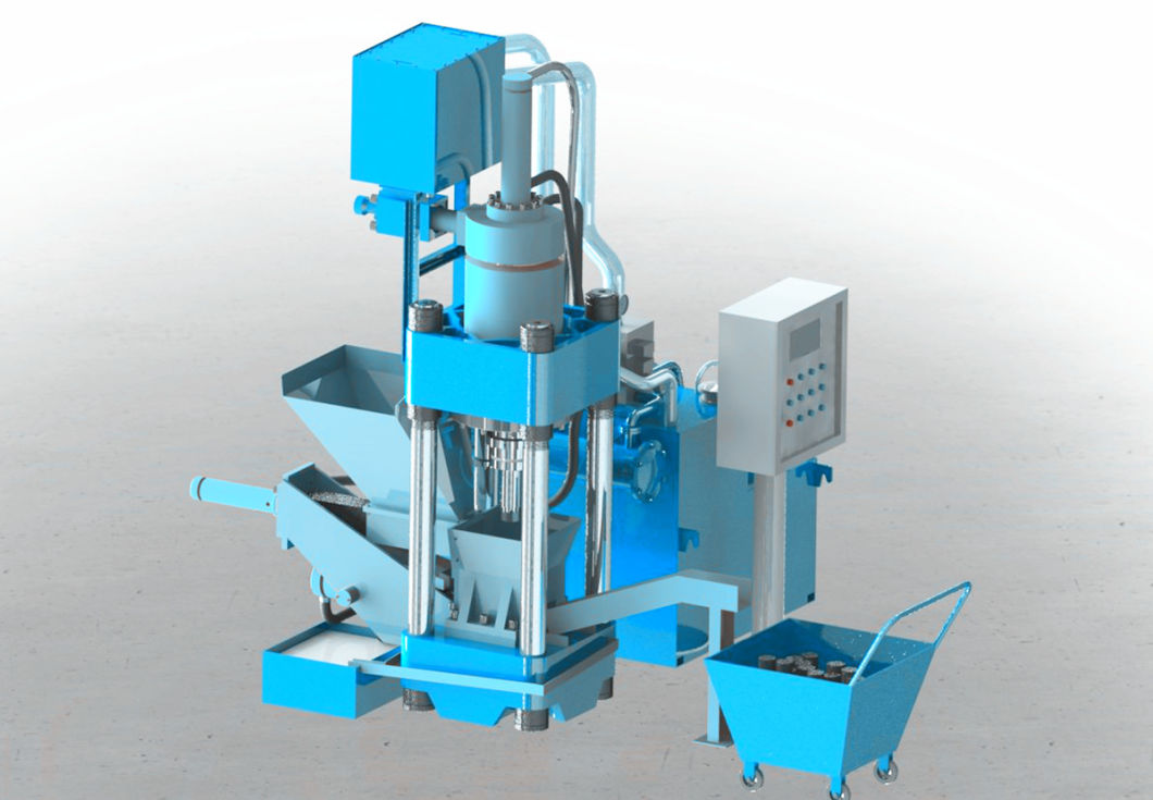 Briquetters Automatic Aluminum Iron Metal Scrap Hydraulic Briquette Recycling Machine-- (SBJ-315)