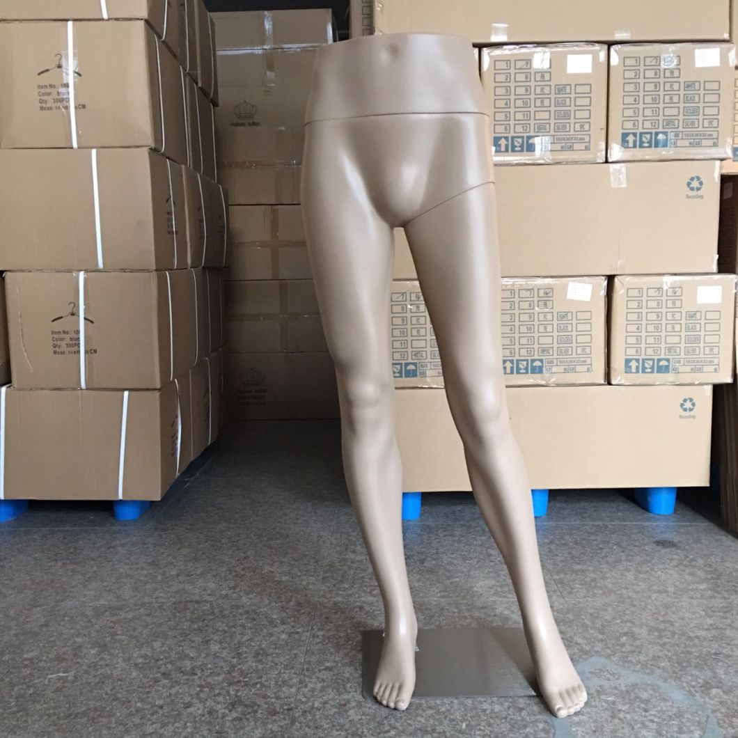 Plastic Male Standing Pant Half-Body Mannequin Model