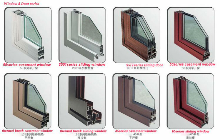 Superior Quality Aluminium Arch Casement Glass Window (BHA-CWA02)