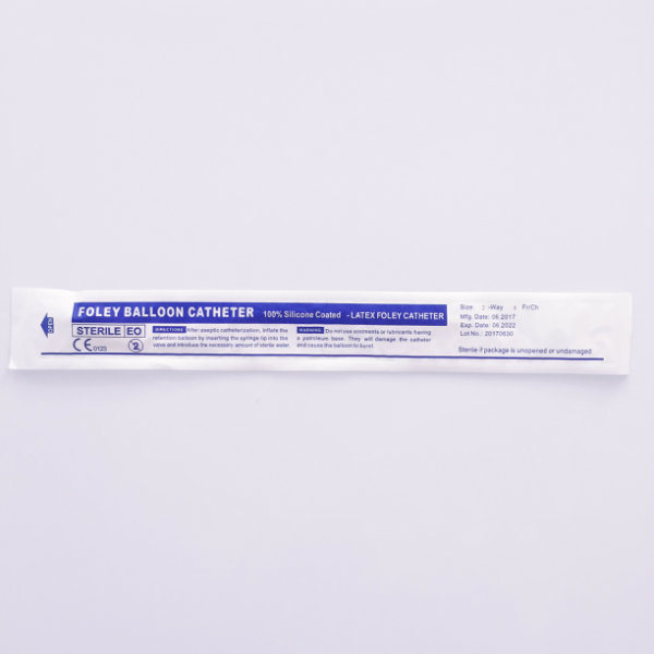 100% Silicone Coated Balloon Latex Foley Catheter