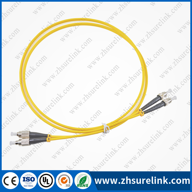 Optical Fiber Patch Cord FC/Upc-St/Upc-Sm-9/125-Duplex Single Mode Armour