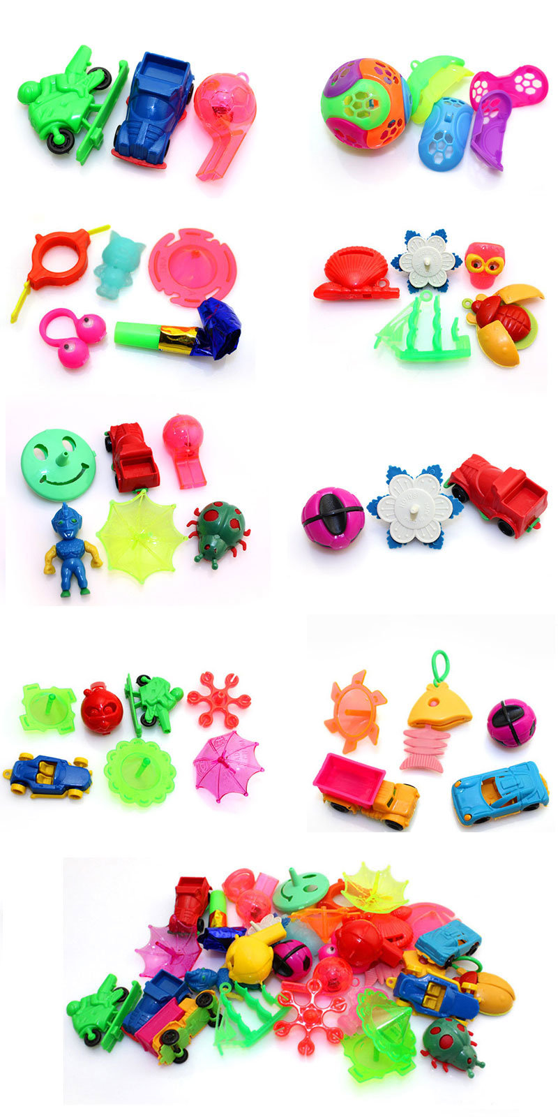 Wholesale Small Plastic Toy Mini Spinning Top for Candy Egg Filler Gifts Prizes Toys