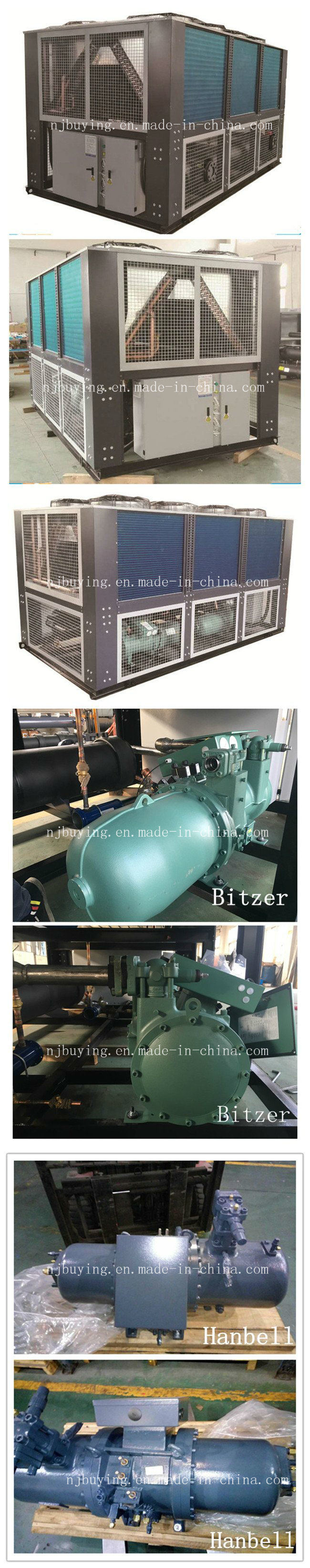 Hydraulic Industrial Air Cooled Screw Water Chiller with Single Compressor