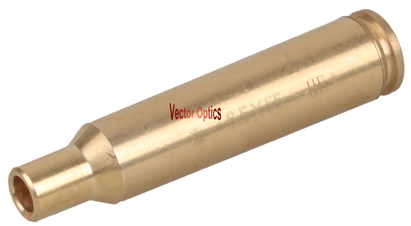 Vector Optics Supply Brass 6.5X55 mm Cartridge Red Laser Bore Sight Sighter Boresighter Tactical Hunting Accessories