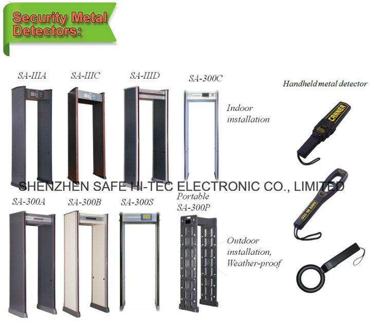 Easily Operation Seismic Prevention Fell Hand Held Metal Detector AT2009