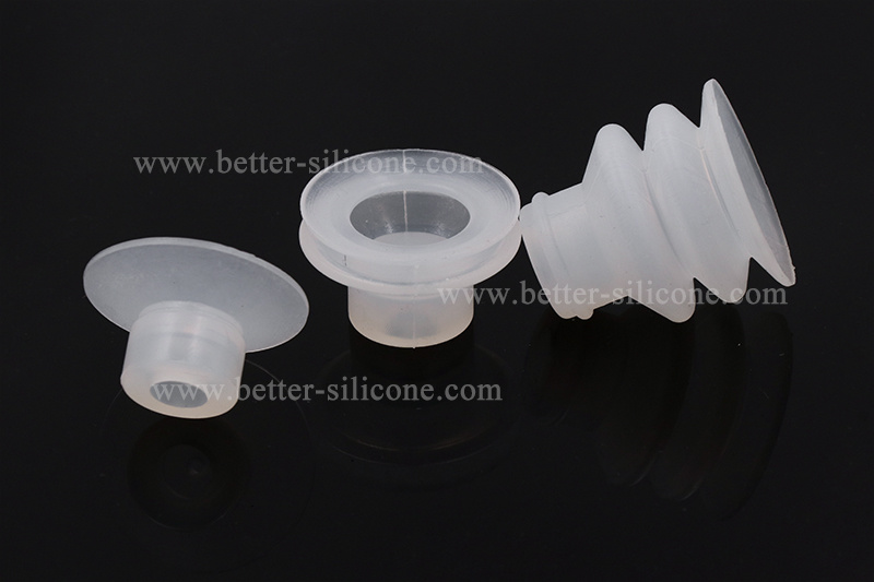 Custom Industrial Nitrile/Silicone/Neoprene Rubber Bellows Suction Vacuum Cups