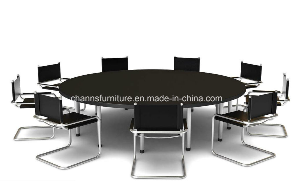 Modern Furniture Big Size 10 Persons Round Office Desk Meeting Table (CAS-MT1801)