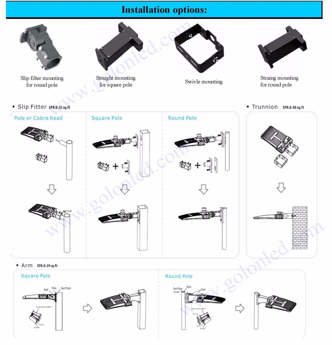 Industrial Flood Lighting Exterior High Efficiency 130lm/W 200W LED Tunnel Light