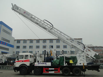 Truck Mounted Crawler Water Borehole Well Drilling Rig 600m