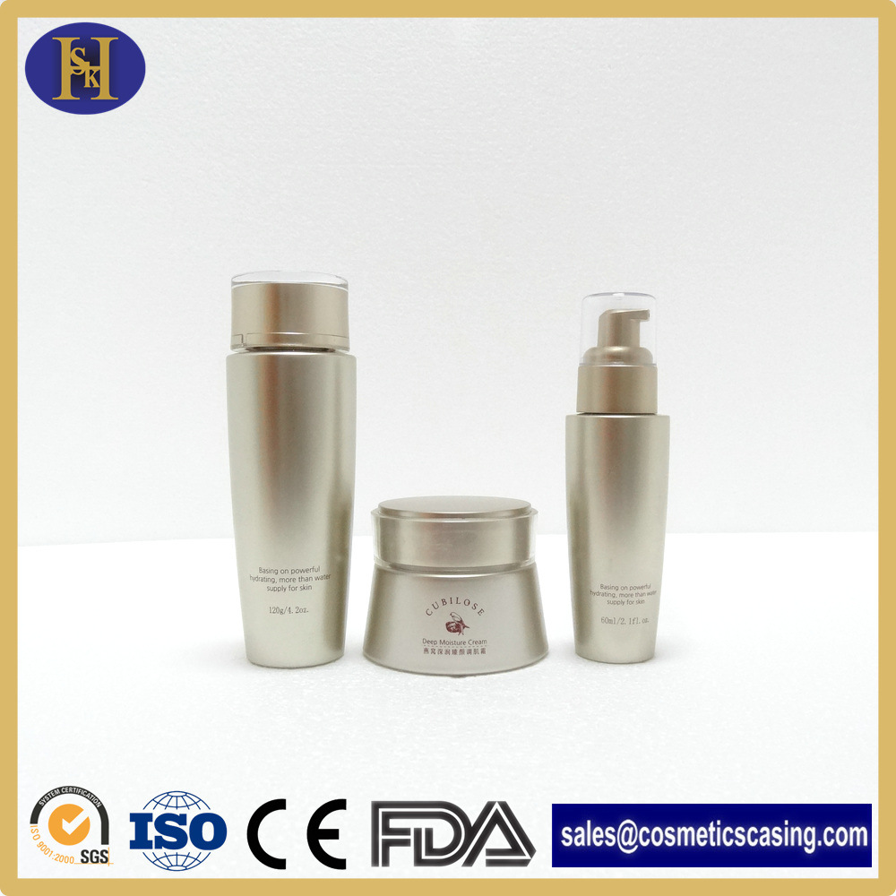 60ml 100ml 120ml Round Plastic Perfume Lotion Cosmetic Bottle (SKH-1310)