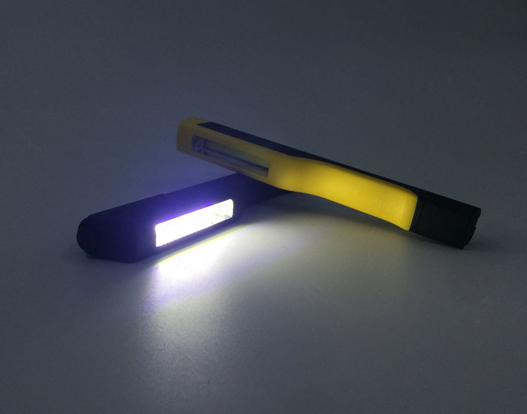 Ultra Bright COB 140lumen Magnet Clip Pocket Pen LED Torch