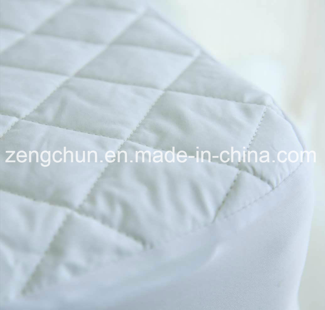 Cotton White Color Waterproof Mattress Protector