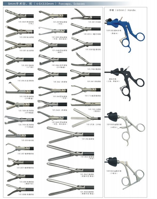 2017 Geyi Factory Directly Laparoscopic Instruments Fenestrated bowl Forceps