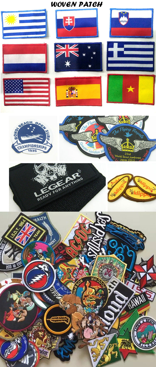 Brand Garment Polyester Woven Patch