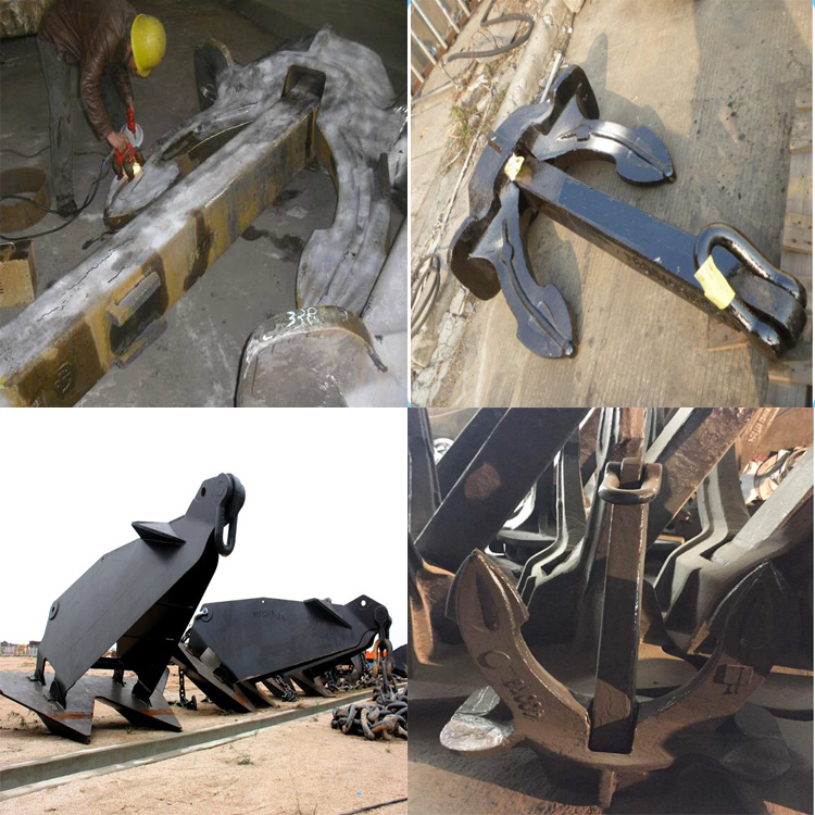 Marine Stockless Hall Anchor Type C