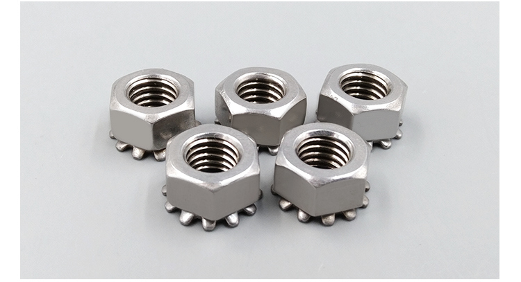 Stainless Steel Golden Supplier A2-70 Inch Size Kep Nut