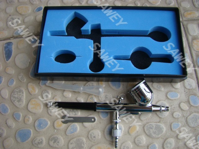 Air Brush Mini Hand Spray Gun Dual Action Airbrush Kit