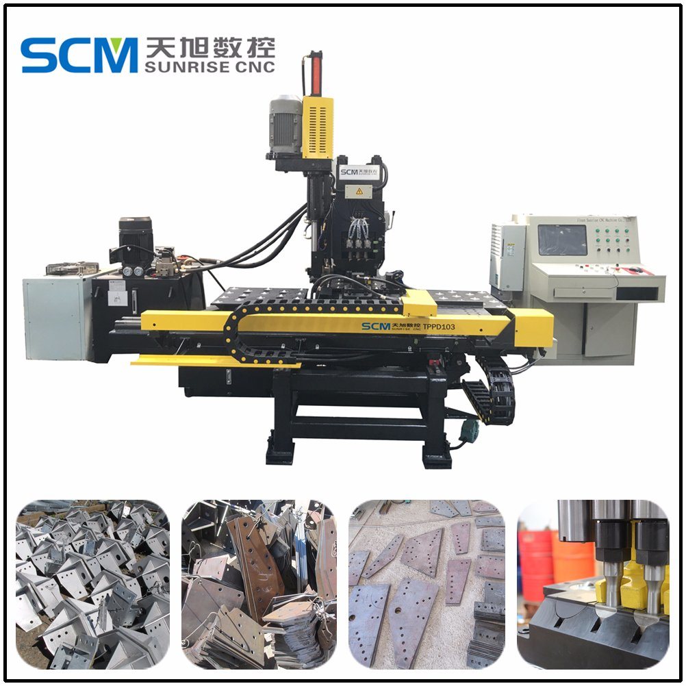 Tpprd103 Manufacturer Punching Marking and Drilling Machine for Steel Plates