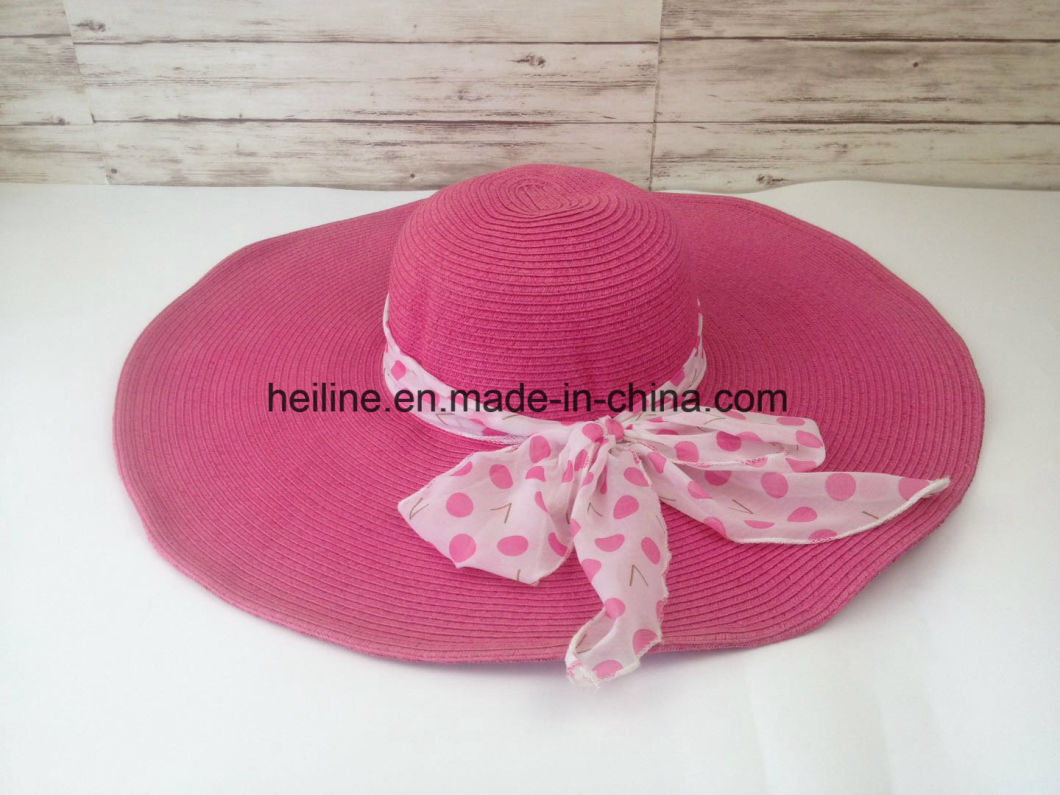 Paper Straw Women Sun Protection Summer Beach Sun Hat