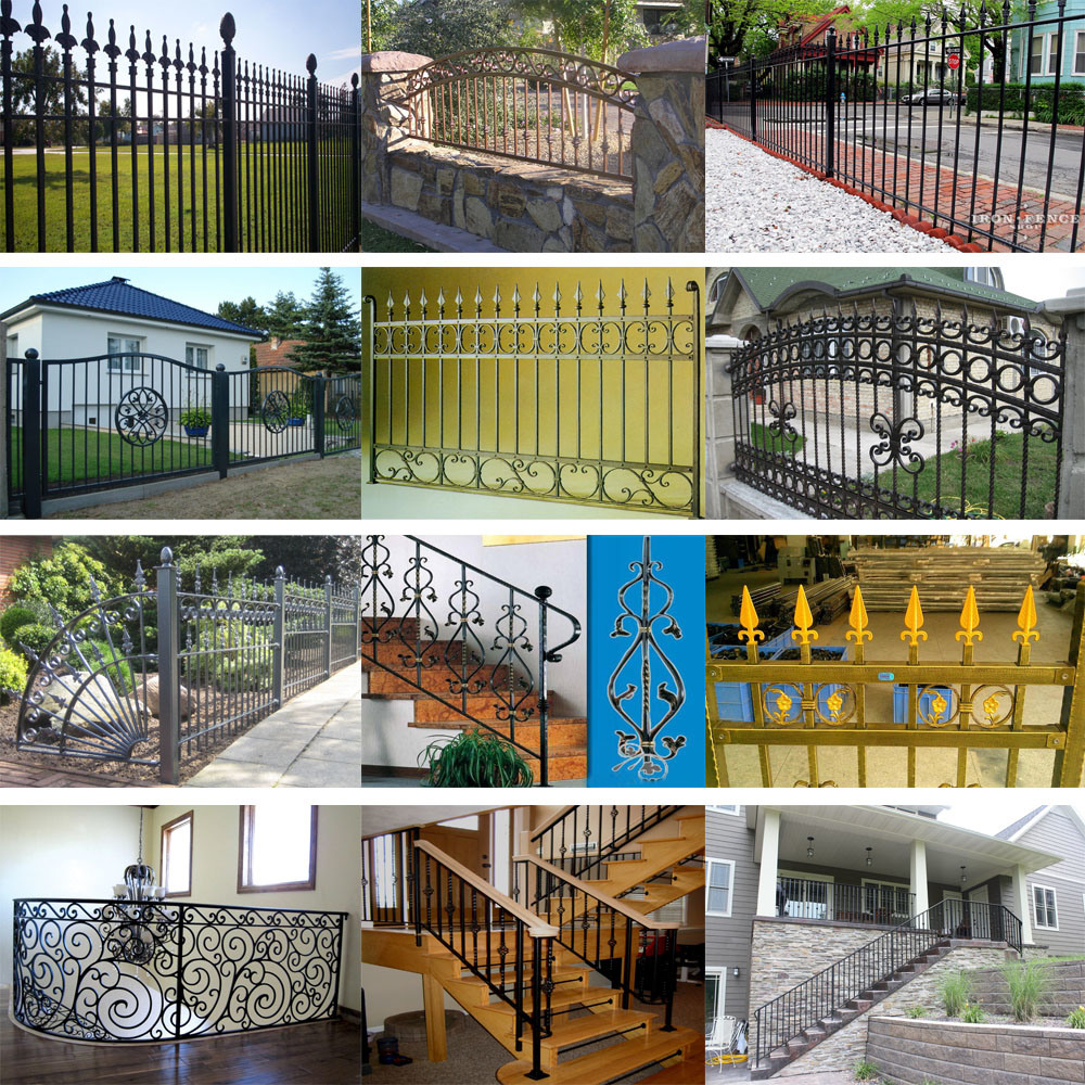 Beautiful Wrought Iron Fences for Garden