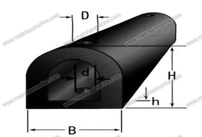 D Type Rubber Fender