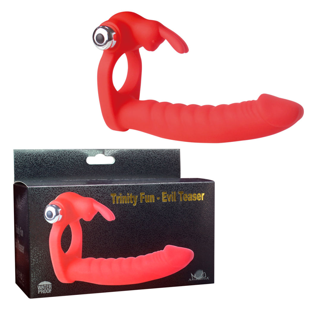 Male Delay Ejaculation Bullet Penis Clitoris Stimulation Vibrating Cock Ring Toy