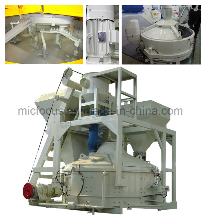 MP1000 Vertical Axle Concrete Mixer with 1000L Discharge Output