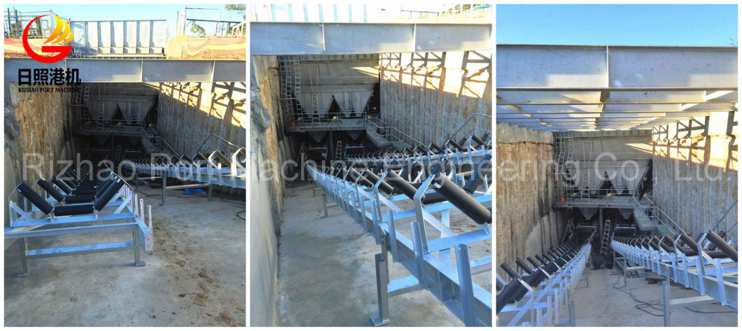 SPD Australia Standard Mining Offset Trough Belt Conveyor Steel Idler