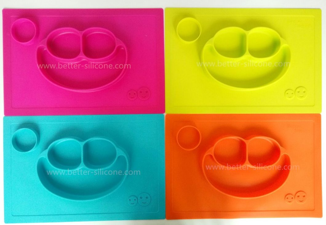 LFGB FDA Food Standard Toddler Silicone Dinner Mat