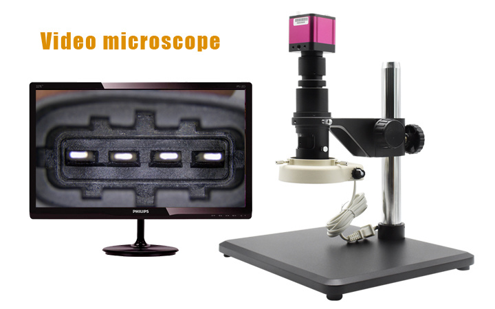 Zoom Stereo Optical Instrument Video Electron Microscope