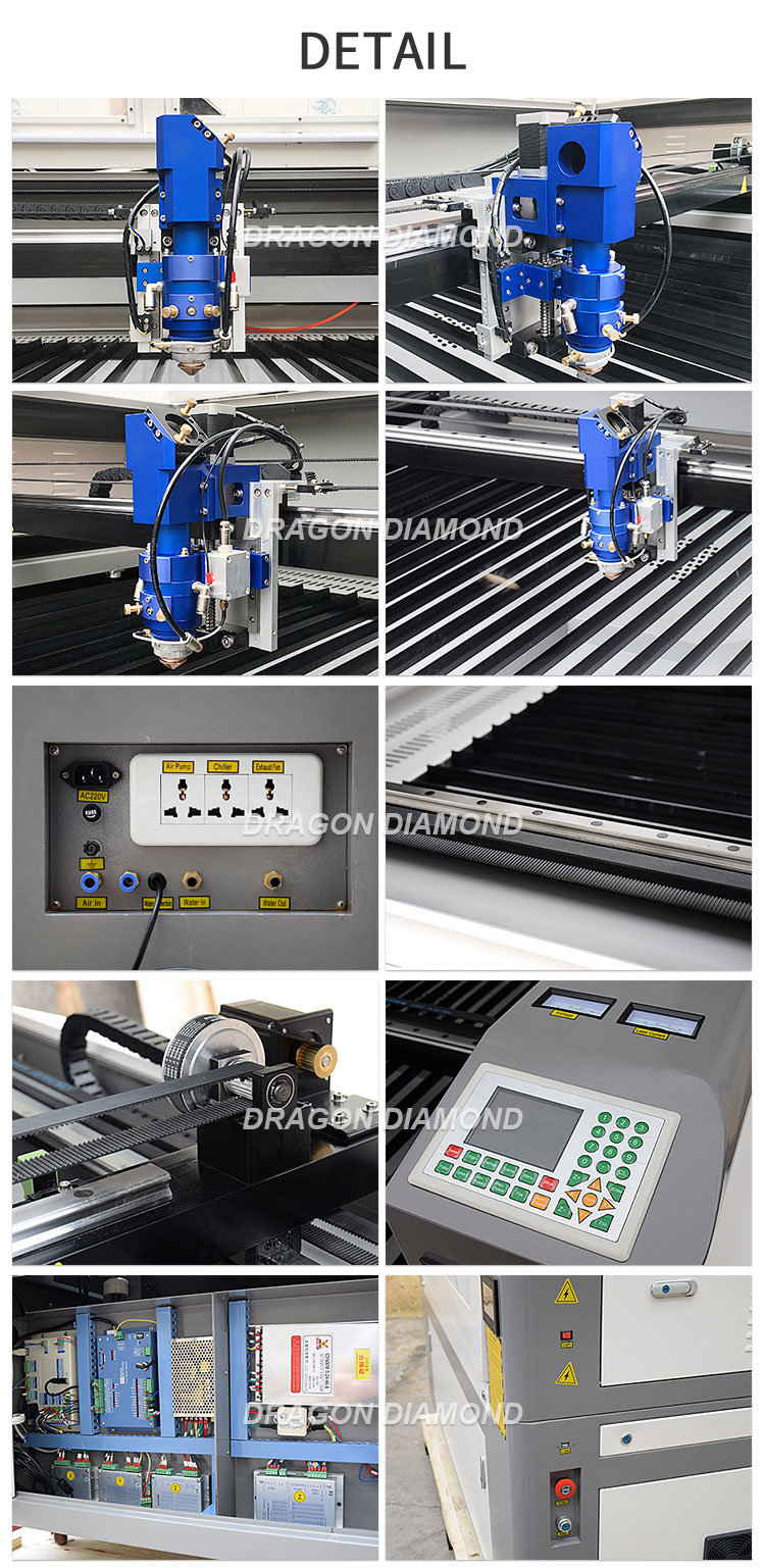 150W Mixed CO2 Laser Cutting Machine for 2mm Metal and Nonmetal Materials