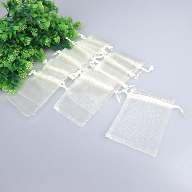 Customized Organza Gift Bag Drawstring Bag Promotional Fashion Reusable Cosmetic Organza Bag