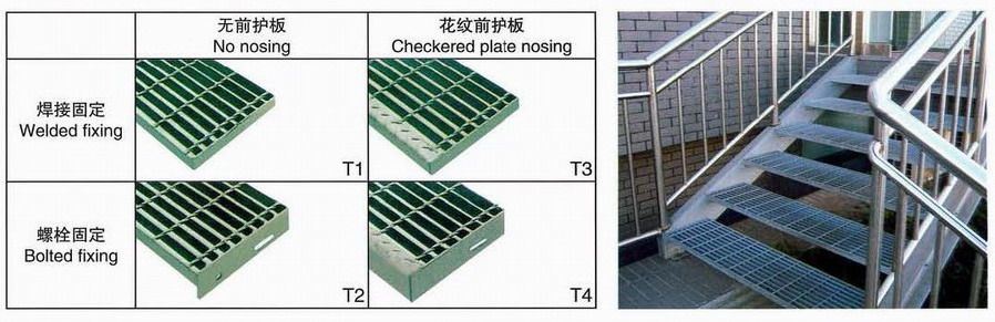 Hot DIP Galvanized Steel Stair Grating for Outdoor Ladder