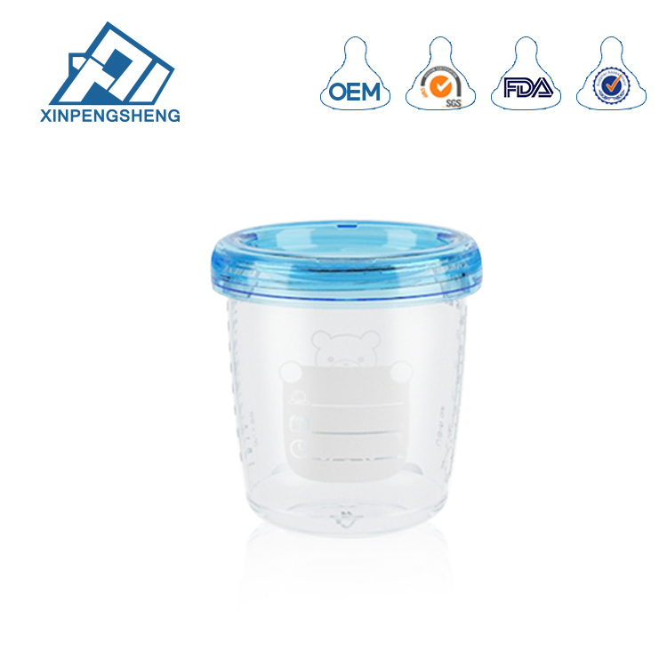 Breastmilk Storage Bottle and Storage Cup for Baby Feeding Bottle