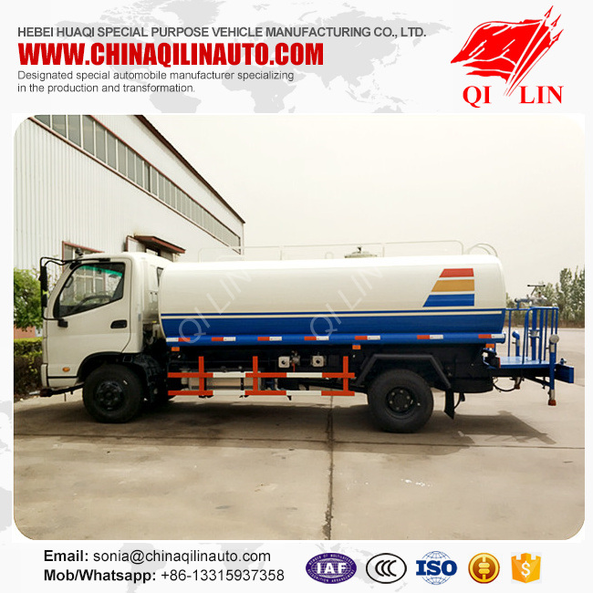 Foton 4*2 10000 Liters Water Sprinkler Truck Vehicle for Sale