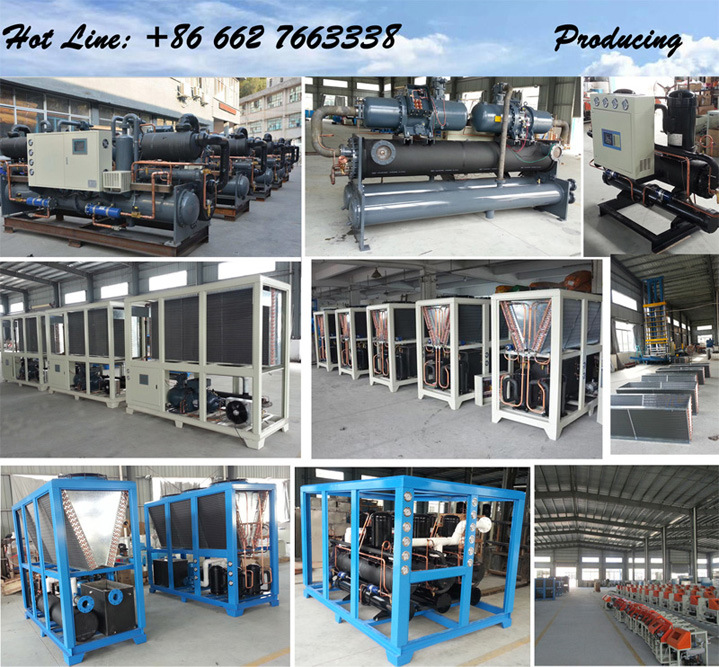 Box Type Industrial Water Cooled Screw Chiller for Injection Molding Industry