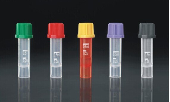 CE and FDA Certificated Micro Blood Collection Tube 0.5ml
