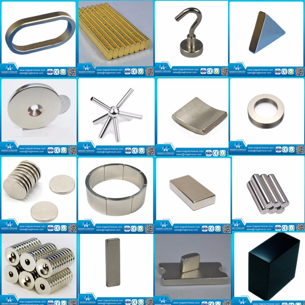 Neodymium Pot Magnets/Cup Magnets with Countersunk Holes, Hooks