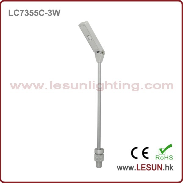 CE Approval Square Pole 3W LED Display Lighting for Jewelry Cabinet LC7355