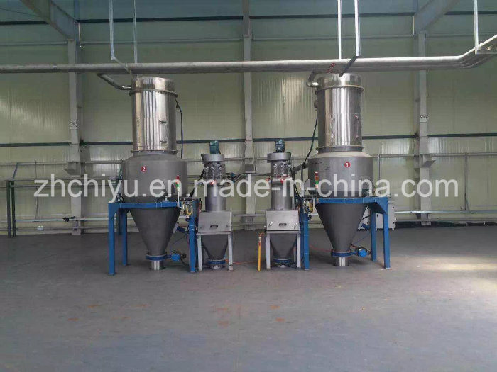 Powder Vacuum Conveyor to Window & Door Extruder