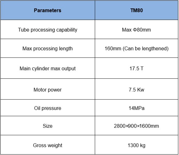 Tube End Forming Machine